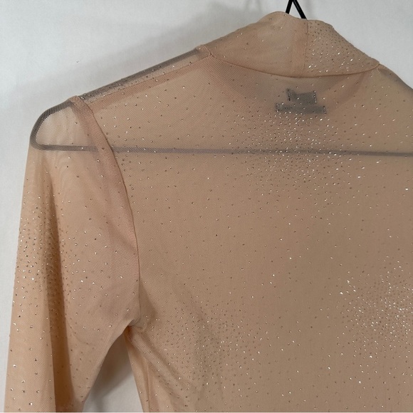 Urban Outfitters Nude Mesh Bodysuit | Size Small - Picture 8 of 11